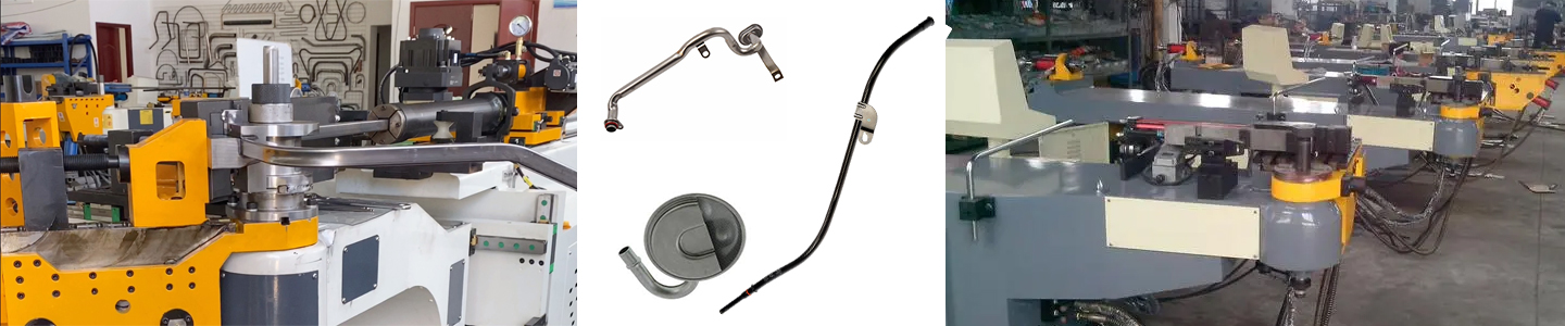 Engine oil pickup tube oil dipstick tube